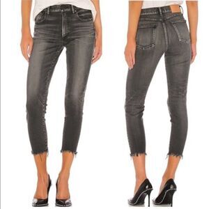 Moussy Vintage Westcliffe Skinny Jeans in Washed Black Size 25